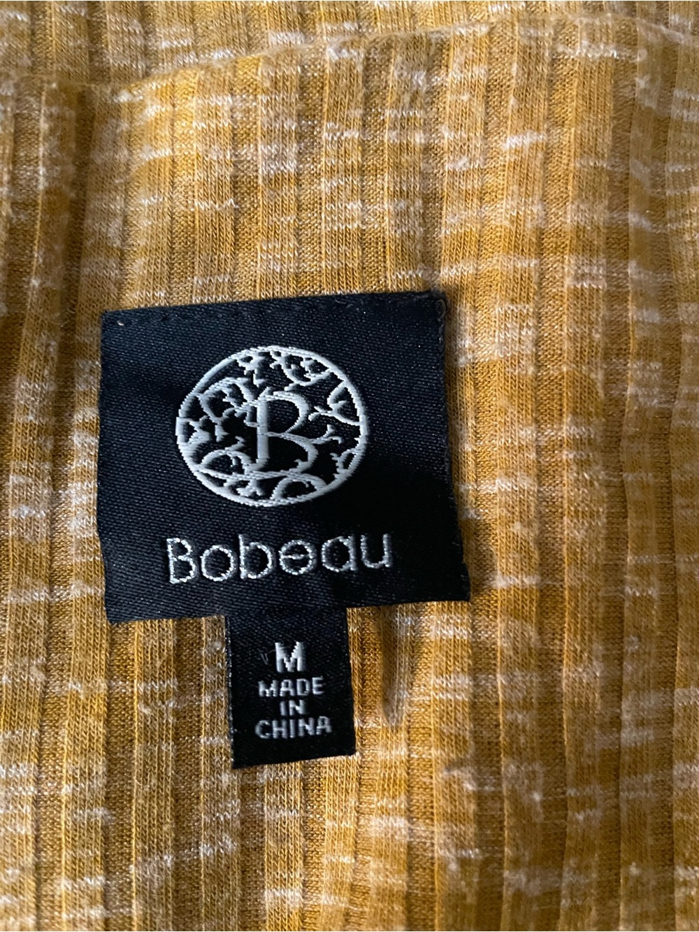 Bobeau Mustard Square-Neck Tank with Wide Straps - Picture 4 of 5